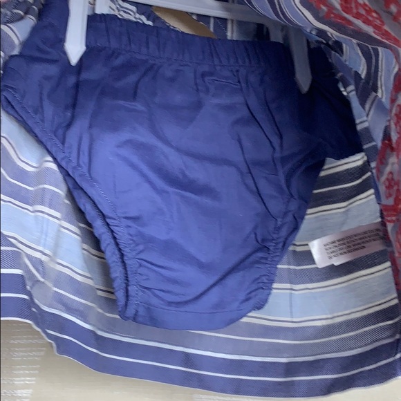 Beautiful Blue striped dress - Picture 3 of 5